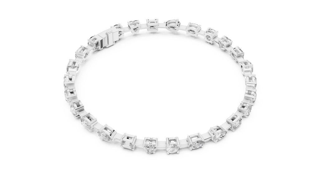 Kaleidora Mixed-Shape Lab Grown Diamond Station Bracelet