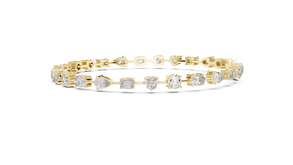 Kaleidora Mixed-Shape Lab Grown Diamond Station Bracelet