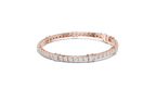 Quadrelle Round & Princess Cut Lab Grown Diamond Tennis Bracelet