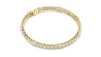 Quadrelle Round & Princess Cut Lab Grown Diamond Tennis Bracelet