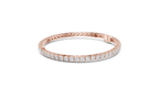 Everelle Slim Single Row Round Brilliant Four Prong Lab Grown Diamond Tennis Bracelet