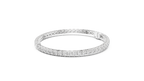 Everelle Slim Single Row Round Brilliant Four Prong Lab Grown Diamond Tennis Bracelet