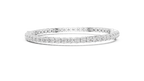 Everelle Slim Single Row Round Brilliant Four Prong Lab Grown Diamond Tennis Bracelet
