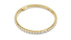 Everelle Slim Single Row Round Brilliant Four Prong Lab Grown Diamond Tennis Bracelet