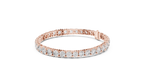 Classelle Single Row Round Brilliant Four Prong Lab Grown Diamond Tennis Bracelet