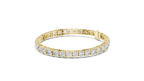 Classelle Single Row Round Brilliant Four Prong Lab Grown Diamond Tennis Bracelet