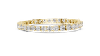 Classelle Single Row Round Brilliant Four Prong Lab Grown Diamond Tennis Bracelet