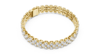 Clovelle Three-Row Cluster Lab Grown Diamond Tennis Bracelet