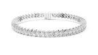 Foliara Angled Marquise Lab Grown Diamond Tennis Bracelet