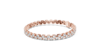 Chevrelle Staggered Two Row Round Lab Grown Diamond Tennis Bracelet