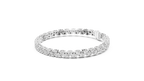 Chevrelle Staggered Two Row Round Lab Grown Diamond Tennis Bracelet