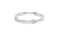 Emerelle Emerald Cut Halo Station Lab Grown Diamond Tennis Bracelet