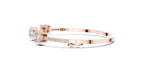 Triadelle Three Stone Pavé Lab Grown Diamond Bangle Bracelet