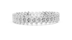 Luxury Gold Oval Diamond Tennis Bracelet for Women