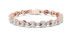 Laurelle Double Row Marquise Cut Lab Grown Diamond Tennis Bracelet