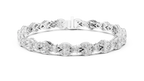 Laurelle Double Row Marquise Cut Lab Grown Diamond Tennis Bracelet