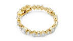 Kaleidelle Geometric Mixed Cut Lab Grown Diamond Tennis Bracelet