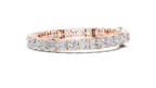 Principelle Princess Cut Lab Grown Diamond Tennis Bracelet