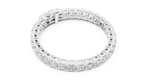 Principelle Princess Cut Lab Grown Diamond Tennis Bracelet