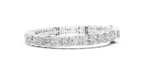 Principelle Princess Cut Lab Grown Diamond Tennis Bracelet