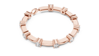 Barelline Bar Link Round Lab Grown Diamond Bracelet with Lobster Clasp