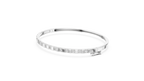 Dominelle Slim Alternating Block Lab Grown Diamond Bangle
