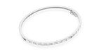 Dominelle Slim Alternating Block Lab Grown Diamond Bangle