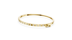 Dominelle Slim Alternating Block Lab Grown Diamond Bangle