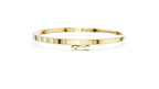 Dominelle Slim Alternating Block Lab Grown Diamond Bangle