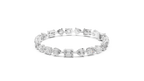 Mosaelle Mixed Cut Pear, Oval & Emerald Lab Grown Diamond Tennis Bracelet
