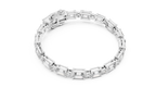 Syncopelle Emerald Cut and Round Alternating Lab Grown Diamond Tennis Bracelet