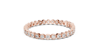 Minimalistisches Solitaire Diamantarmband mit drei Steinen
