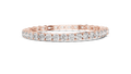Majestelle Large Round Brilliant Lab Grown Diamond Tennis Bracelet