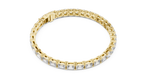 Majestelle Large Round Brilliant Lab Grown Diamond Tennis Bracelet