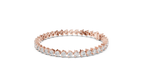 Minimalistisches Solitaire Diamantarmband mit drei Steinen