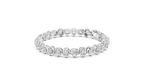 Coussinelle Cushion Cut Lab Grown Diamond Tennis Bracelet