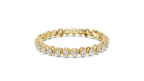 Coussinelle Cushion Cut Lab Grown Diamond Tennis Bracelet