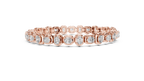 Cocoonelle Framed Cushion Cut Lab Grown Diamond Link Bracelet
