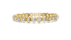 Cocoonelle Framed Cushion Cut Lab Grown Diamond Link Bracelet