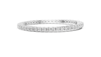 Minimalistisches Solitaire Diamantarmband mit drei Steinen