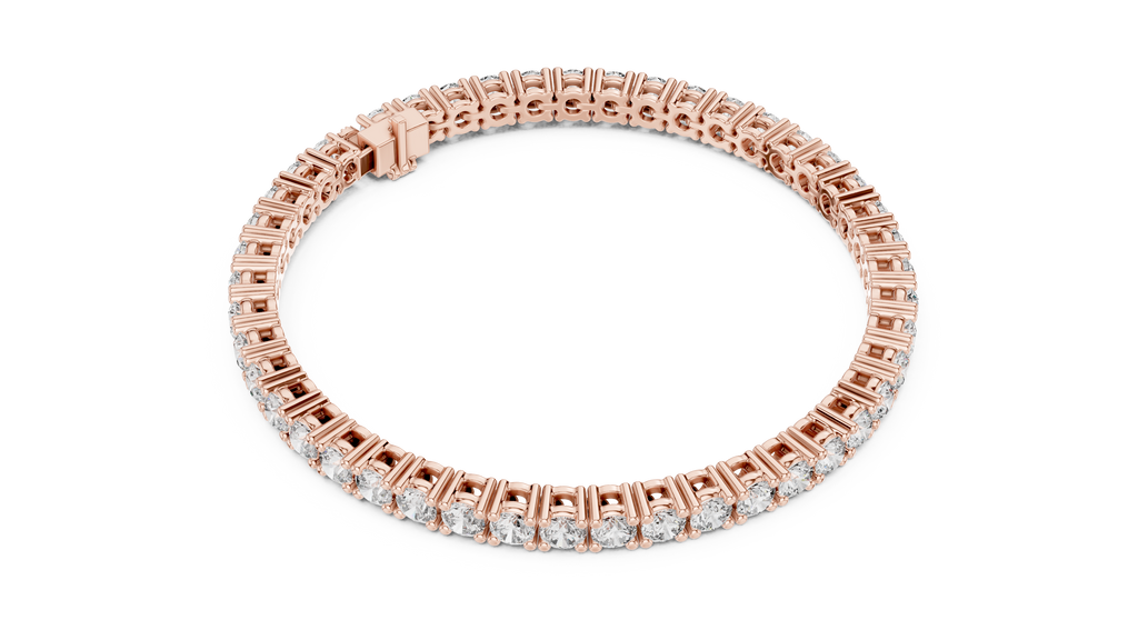Aceline Round Brilliant Lab Grown Diamond Tennis Bracelet