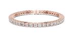 Aceline Round Brilliant Lab Grown Diamond Tennis Bracelet