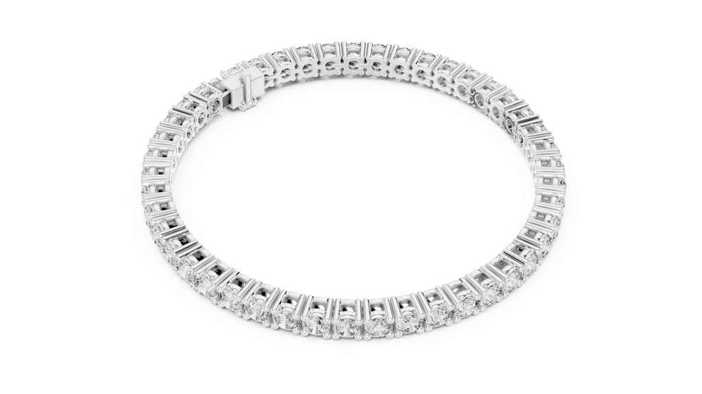 Aceline Round Brilliant Lab Grown Diamond Tennis Bracelet
