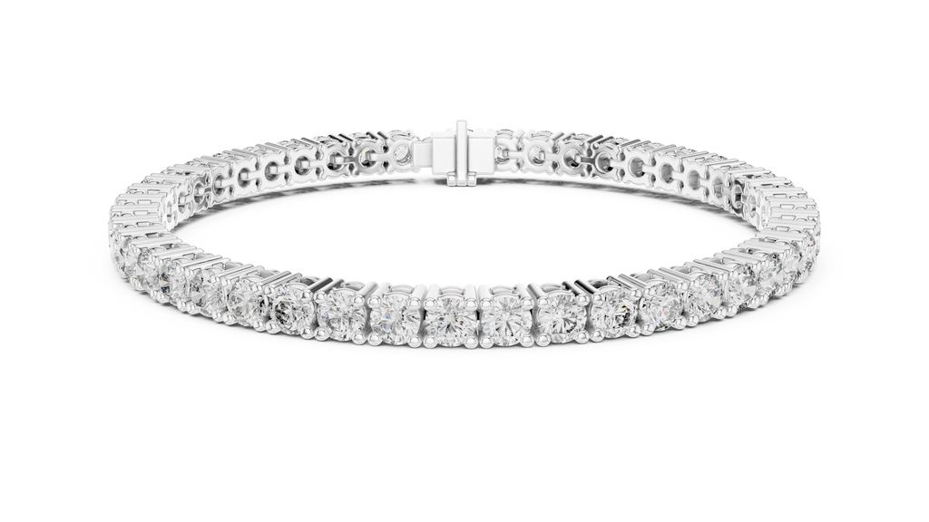 Aceline Round Brilliant Lab Grown Diamond Tennis Bracelet