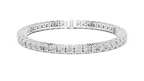 Aceline Round Brilliant Lab Grown Diamond Tennis Bracelet