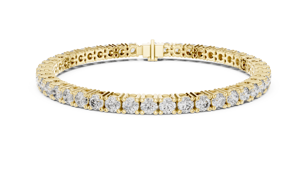 Aceline Round Brilliant Lab Grown Diamond Tennis Bracelet