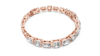 Opulenne East-West Emerald Cut Lab Grown Diamond Tennis Bracelet