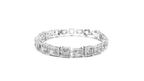 Opulenne East-West Emerald Cut Lab Grown Diamond Tennis Bracelet
