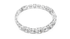 Opulenne East-West Emerald Cut Lab Grown Diamond Tennis Bracelet