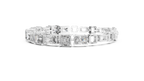 Opulenne East-West Emerald Cut Lab Grown Diamond Tennis Bracelet